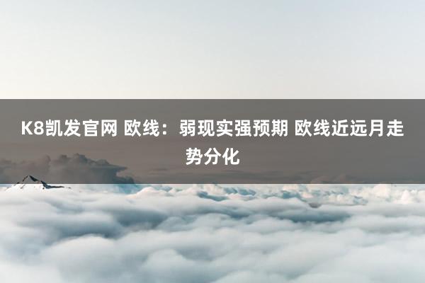 K8凯发官网 欧线：弱现实强预期 欧线近远月走势分化