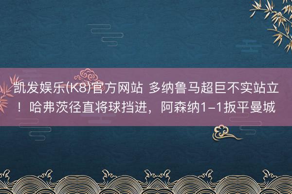 凯发娱乐(K8)官方网站 多纳鲁马超巨不实站立！哈弗茨径直将球挡进，阿森纳1-1扳平曼城