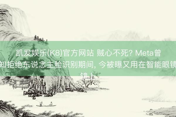 凯发娱乐(K8)官方网站 贼心不死? Meta曾通知拒绝东说念主脸识别期间， 今被曝又用在智能眼镜上