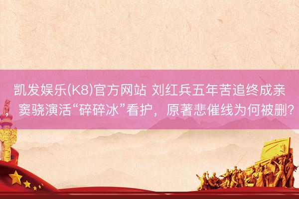 凯发娱乐(K8)官方网站 刘红兵五年苦追终成亲，窦骁演活“碎碎冰”看护，原著悲催线为何被删？